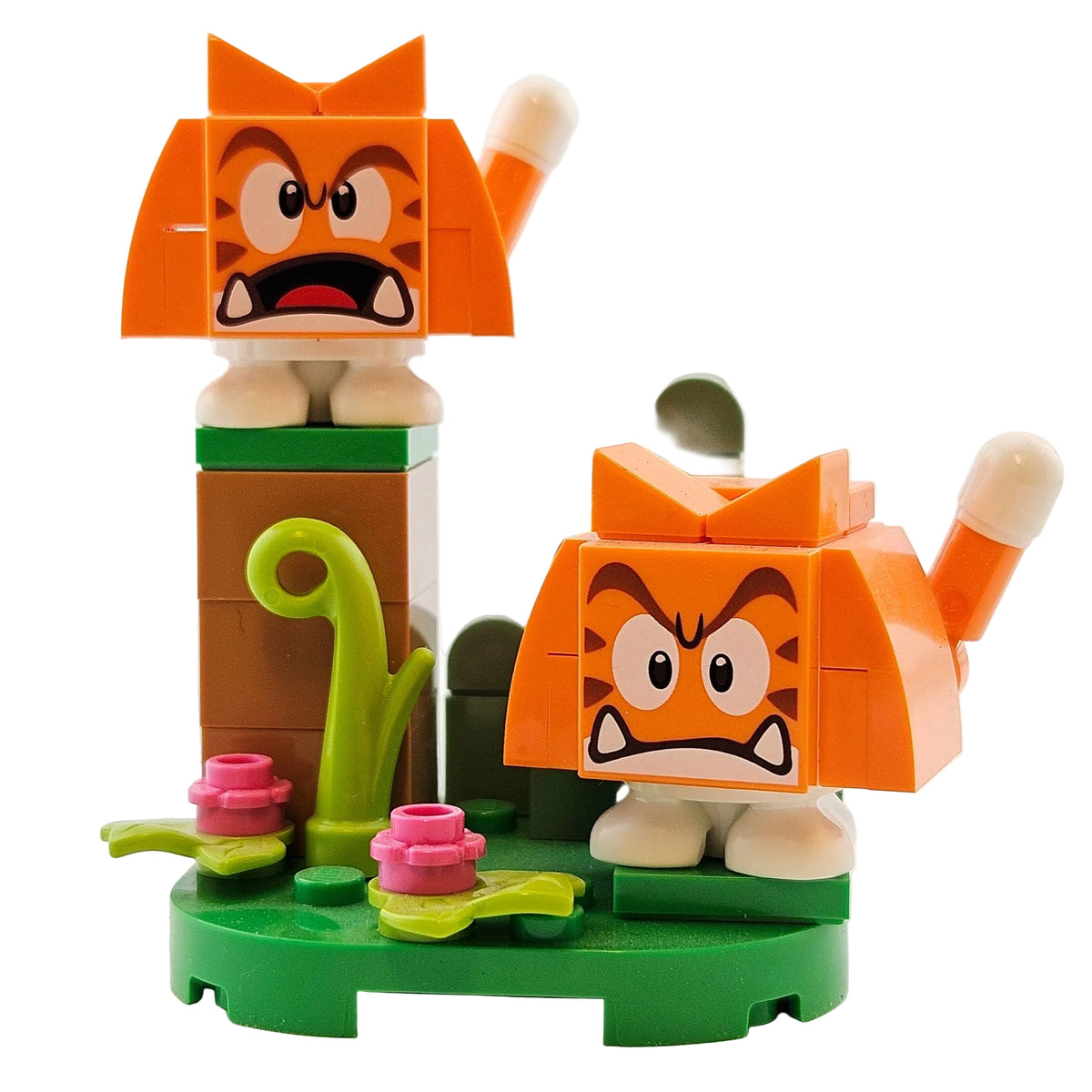 LEGO Minifiguren 71413 Super Mario Figur Katzen Goomba Vorderansicht