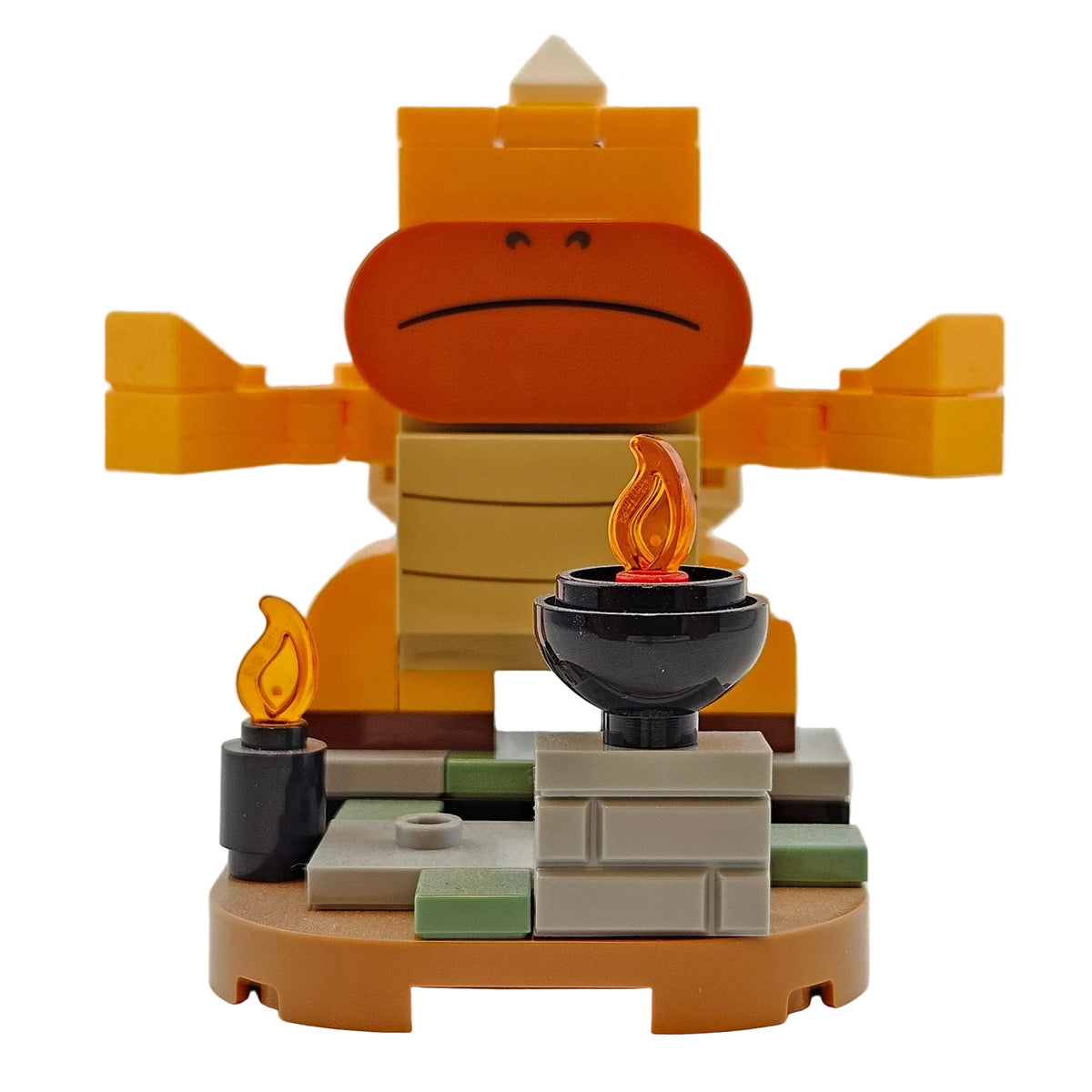 LEGO Minifiguren 71413 Super Mario Figur Sumo Bro Sumo Bruder Vorderansicht