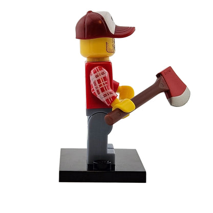 LEGO Minifigures 8805 Series 5 Minifigur Holzfäller Seitenansicht rechts