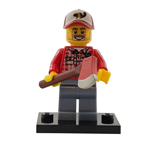 LEGO Minifigures 8805 Series 5 Minifigur Holzfäller Vorderansicht