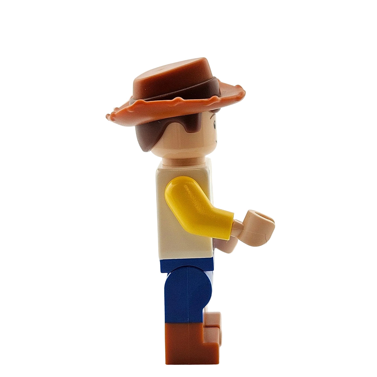 LEGO Minifigures Woody aus Set 10767 Minifigur Cowboy Seitenansicht rechts