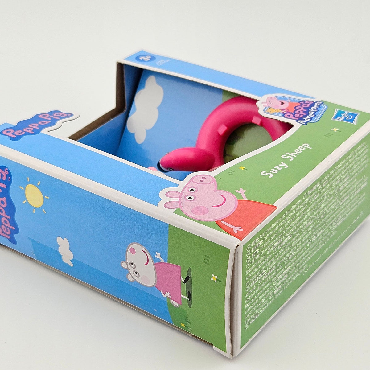Peppa Pig Suzie Sheep Susi Schaf mit Schwimmreifen Seitenansicht links