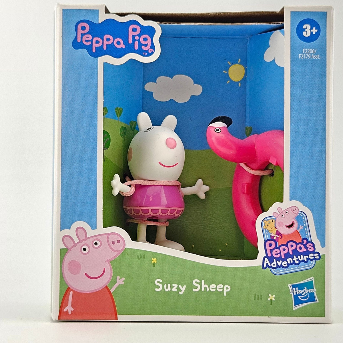 Peppa Pig Suzie Sheep Susi Schaf mit Schwimmreifen Vorderansicht