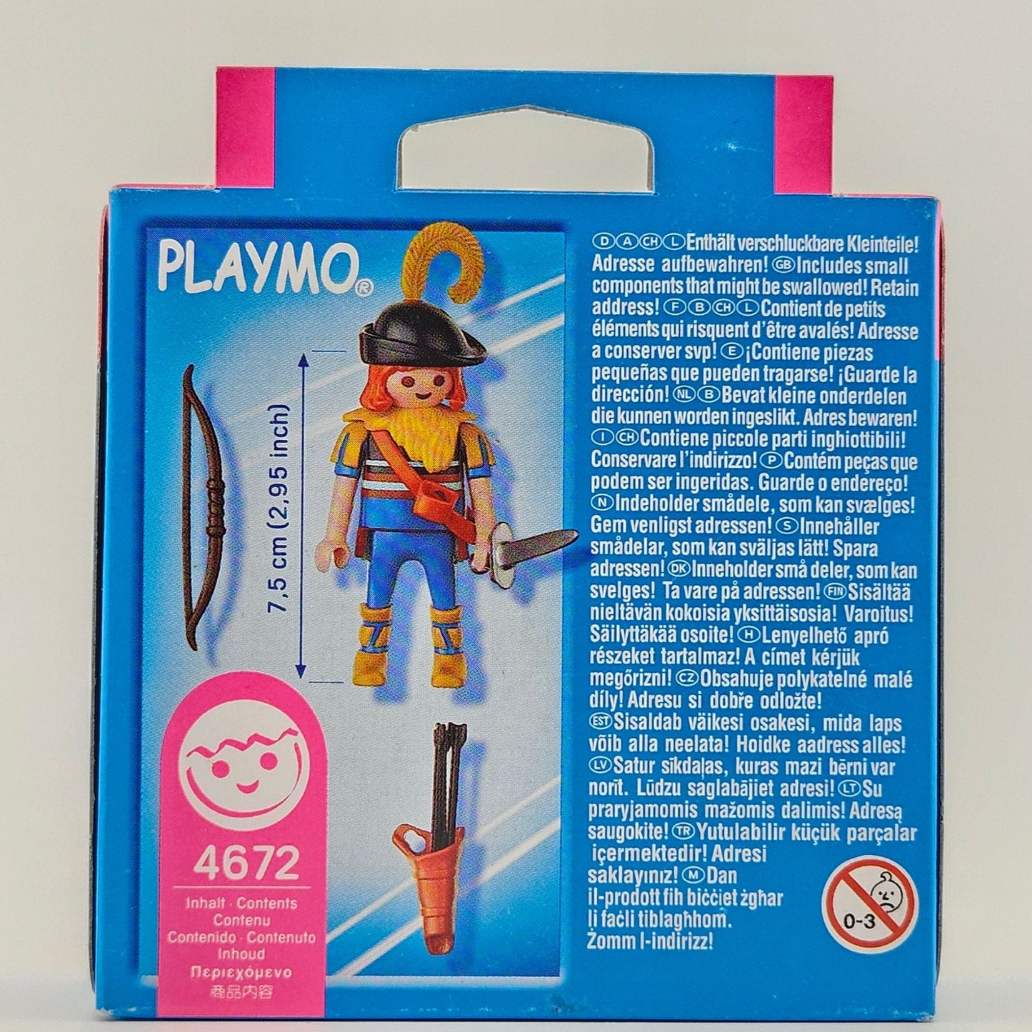Playmobil Special 4672  Ritter Bogenschütze Hinteransicht