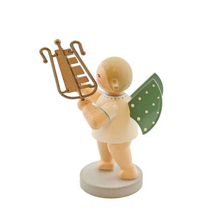 Wendt & Kühn Engel mit Glockenspiel Höhe 7,5 cm, Linke Seitenansicht